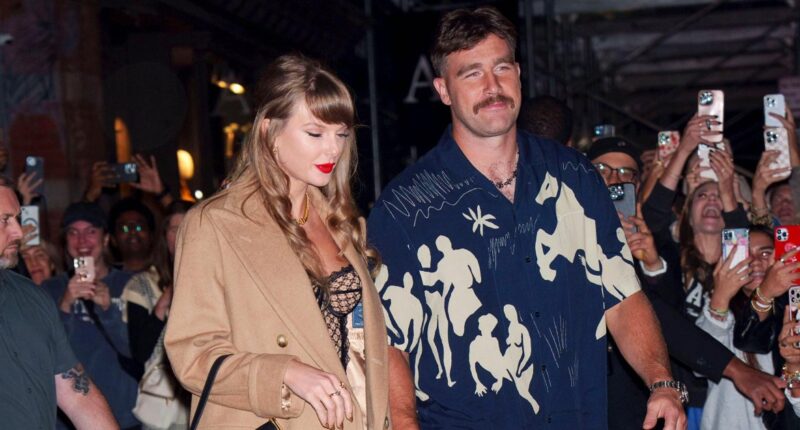 Taylor Swift and Travis Kelce Coordinate Outfits on Cute Date Night