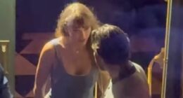 Taylor Swift and Travis Kelce stun sleeping fan in New York as couple head out on a date night