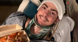 Teen, 19, left with broken neck after freak beach accident when trying to cool down in water