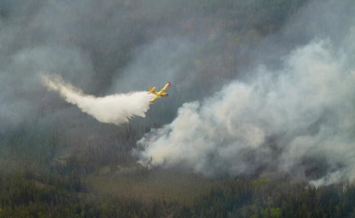 Thousands evacuated in 3 provinces as Canadian wildfires threaten air quality into some US states