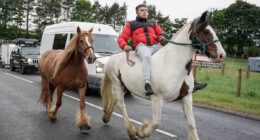 Thousands of Travellers and Gypsies descend on Appleby as world famous horse fair gets started - while locals batten down the hatches