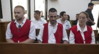 Three British nationals could face death by firing squad for allegedly smuggling cocaine into Indonesia