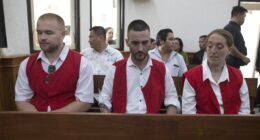 Three British nationals could face death by firing squad for allegedly smuggling cocaine into Indonesia