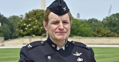 Trans military colonel issues defiant message after being booted from post as Trump ban takes effect