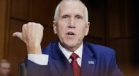 Trump Sheds No Tears Over Thom Tillis' Retirement, Issues Warning for Other Would-Be Defectors