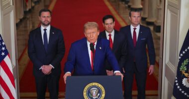 Trump addresses the nation after US forces bombed Iran's nuclear sites as he issues chilling warning