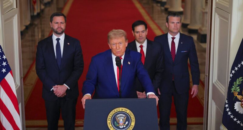 Trump addresses the nation after US forces bombed Iran's nuclear sites as he issues chilling warning