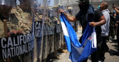 Trump announces drastic move to 'liberate Los Angeles from the migrant invasion' as National Guard arrives