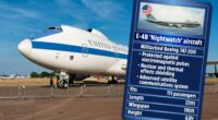 Trump’s ‘Doomsday Plane’ designed to survive nuclear war touches down near Washington DC as Iran strike looms