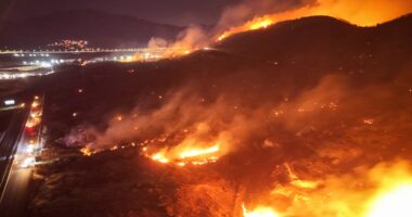 Turkey travel chaos as airport shuts down due to raging wildfires ripping through hols hotspot with hundreds evacuated