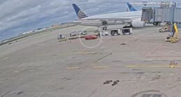 Video shows delivery driver mistakenly drive onto O'Hare Airport tarmac, Chicago Department of Aviation says