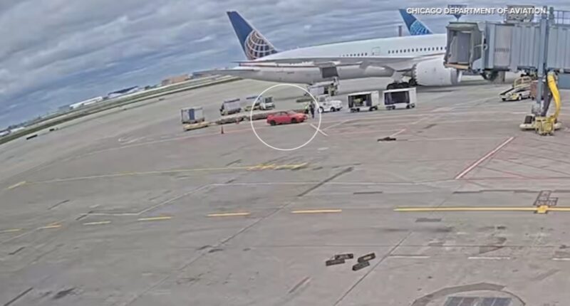 Video shows delivery driver mistakenly drive onto O'Hare Airport tarmac, Chicago Department of Aviation says