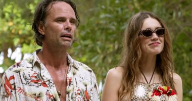 Walton Goggins and Aimee Lou Wood reveal never-before-seen White Lotus sex scene as they quash feud rumors