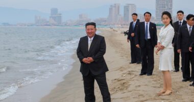 Watch Kim Jong-un take in the fun at North Korea’s ‘Benidorm’ to FINALLY open next week… & Brits have signed up to visit