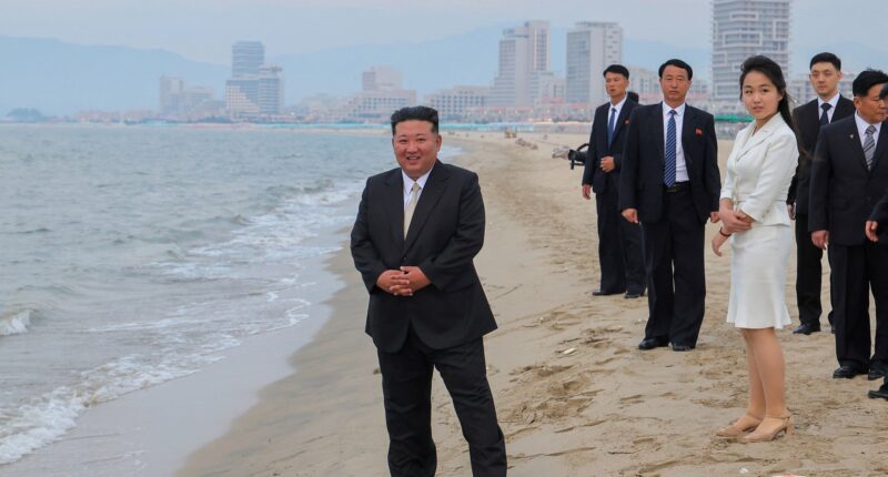 Watch Kim Jong-un take in the fun at North Korea’s ‘Benidorm’ to FINALLY open next week… & Brits have signed up to visit