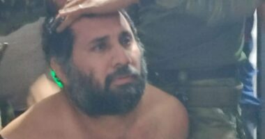 Watch as fugitive drug lord Fito ‘The Lion’ is found in trapdoor lair after daughter, 3, accidentally revealed hideout