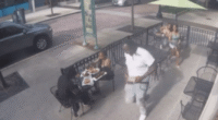 Watch moment laughing dine & dashers run away from restaurant after wracking up $200 bill gorging on shrimp & lobster