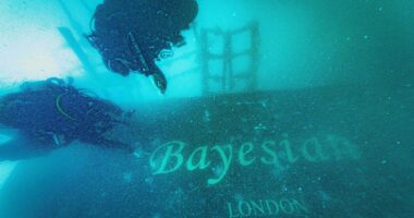 Watery grave of Bayesian yacht revealed in eerie last photos as mystery sinking sparks multi-million pound war of words