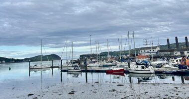 We live in the cheapest seaside town in the UK - it's in the middle of nowhere and it rains all the time - but we love it