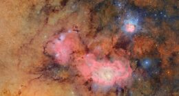 World's largest camera snaps its first picture: Incredible photo shot by the Vera Rubin observatory shows the Trifid and Lagoon nebulae in stunning detail