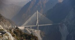 World’s tallest railway bridge higher than Eiffel Tower opens in India as £200million project hailed as ‘crown jewel’