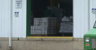 ‘Mummified’ baby found at dry cleaners wrapped in dirty laundry from funeral home as cops probe ‘disturbing’ mystery 