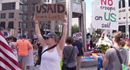 ‘Not the way America should be:’ Thousands rally in Orlando against Trump policies