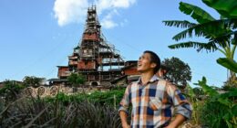 ‘World’s most stubborn neighbour’ builds giant PYRAMID on top of his home after developers demolished village around him