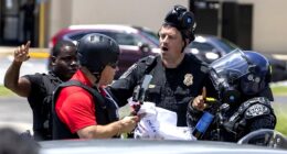 Journalist arrested while covering anti-Trump protest granted bail amid deportation battle
