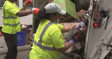Trash chaos with fears bags will pile up on streets of major US city as 10,000 workers walk off the job